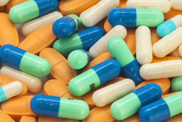 colorful pills