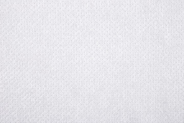 White nonwoven fabric texture background