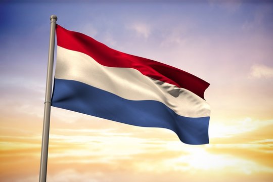 Composite image of netherlands national flag