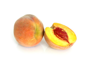 Fresh peach fruits