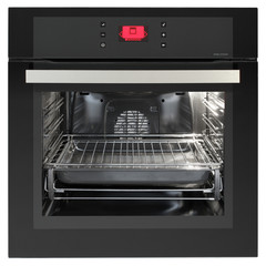 Electric oven isolated on white background.