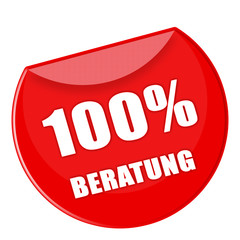 Button Beratung in rot - g846