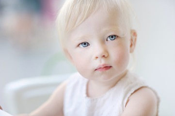 Adorable toddler girl portrait