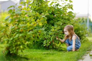 Adorable girl portrait outdoors