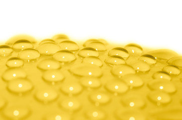 golden drops of water