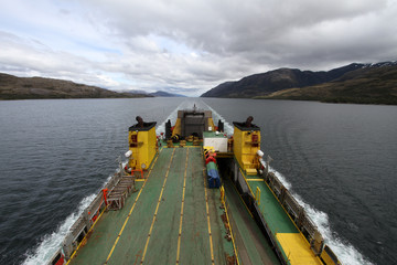 Deck of a ship