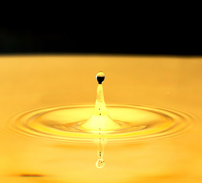 Gold Water Drop