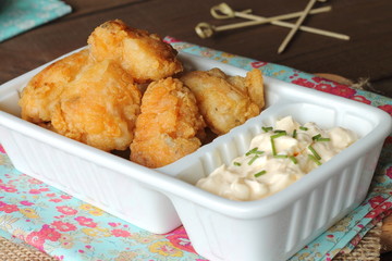 Battered fish. Cazón en adobo