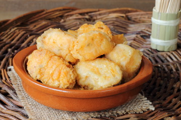 Battered fish. Cazón en adobo