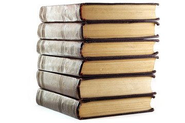 Naklejka premium Stack of books