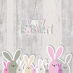 Easter card - greeting card with copy space