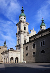 Obraz premium Cathedral exterior in Salzburg, Austria
