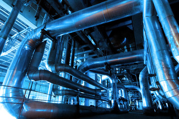 Industrial zone, Steel pipelines and equipment