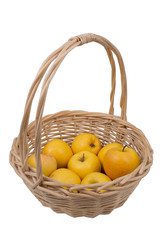 Корзина с яблоками
