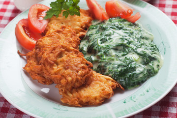 Latke, potato pancake