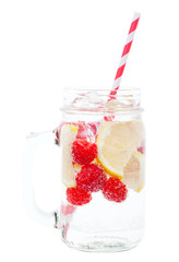 Sparkling Raspberry Lemon Water