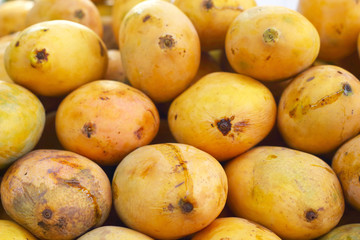 Ripe mango in the market