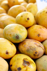 Ripe mango in the market