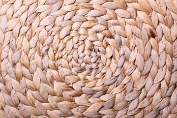 Pattern of wicker mat