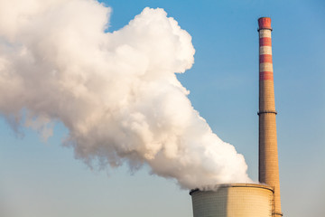 Chimney of power plant