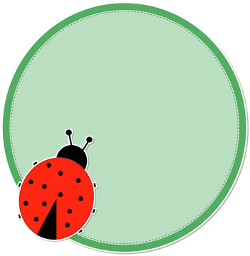 Ladybug sticker