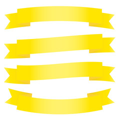 Fototapeta premium A set of ribbons.