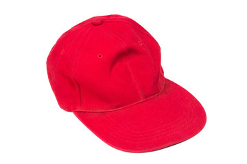 red isolated hat