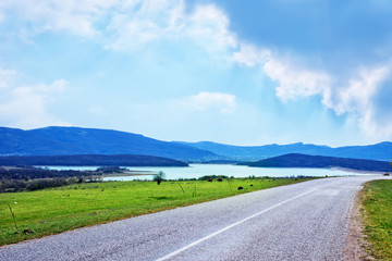 road in Crimea