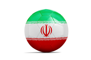 Soccer balls with teams flags, Brazil 2014. Group F, Iran