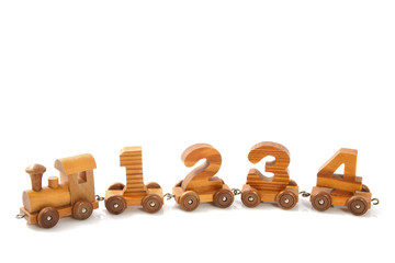 Wooden 1234  train