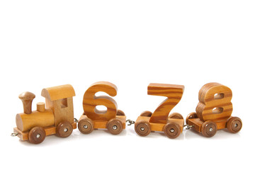 Wooden 678  train