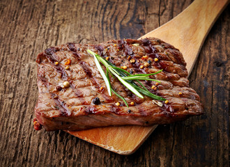 grilled beef steak