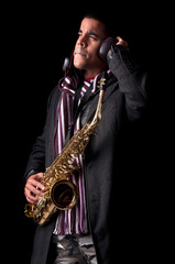 Naklejka premium Musician