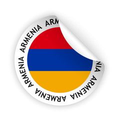 vector flag bent sticker