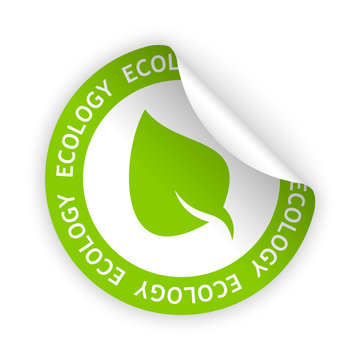 vector ecology bent sticker