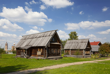 Fototapeta na wymiar Krajobrazu wiejskiego, Suzdal, Rosja