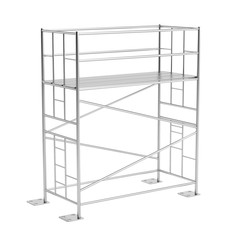 realistic 3d render of scaffolding