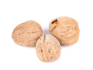 Three walnuts.