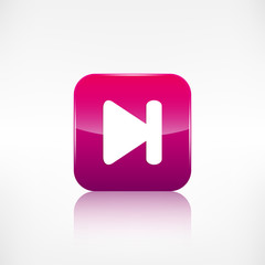 Next track web icon.Media player.