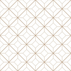 Gold Color Geometric Line Background Pattern