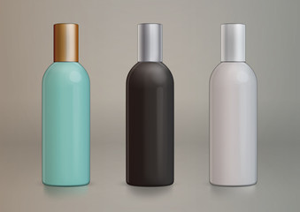 Plastic tubular bottle template for new design