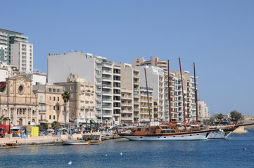 Malta, the picturesque city of Sliema