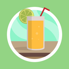 Fresh Juice Illustration