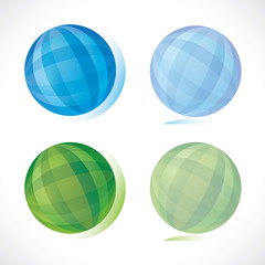 Blue and green sphere