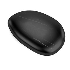 realistic 3d render of river stone