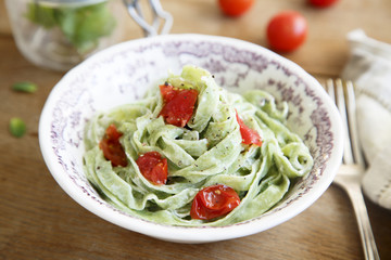 Spinach pasta
