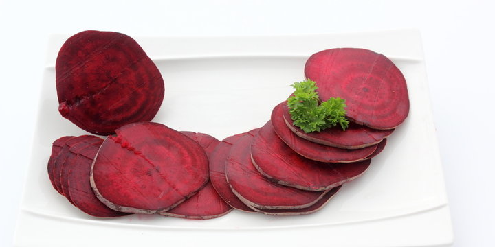 Rondelles de betterave rouge
