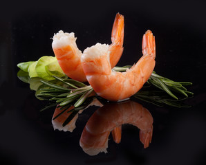 Shrimps tails