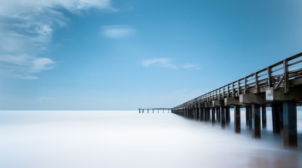 Obraz premium Steg bei Coney Island, NYC
