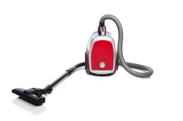 Vacuum cleaner isolated on the white background